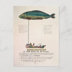 Postal Poster anunciando la suscripción