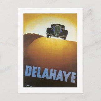 Postal Poster automático Delahaye Vintage