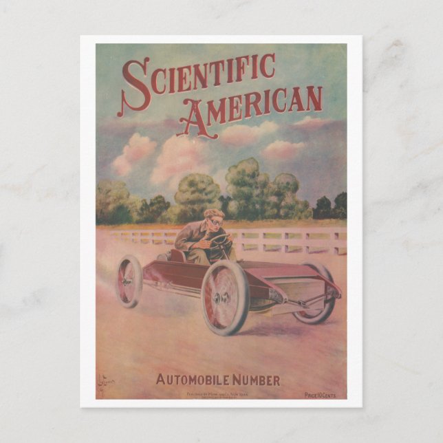 Postal Poster científico-estadounidense (Anverso)