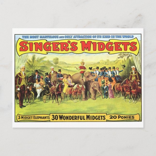 Postal Poster Circus (Anverso)