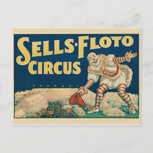 Postal Poster Circus (Anverso)