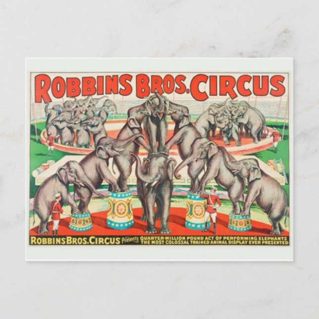 Postal Poster Circus (Anverso)