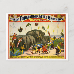 Postal Poster Circus