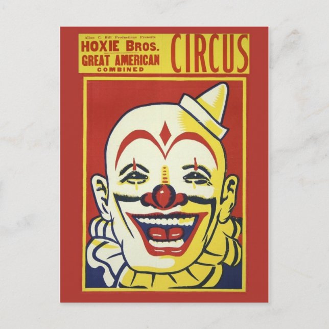 Postal Poster Circus (Anverso)