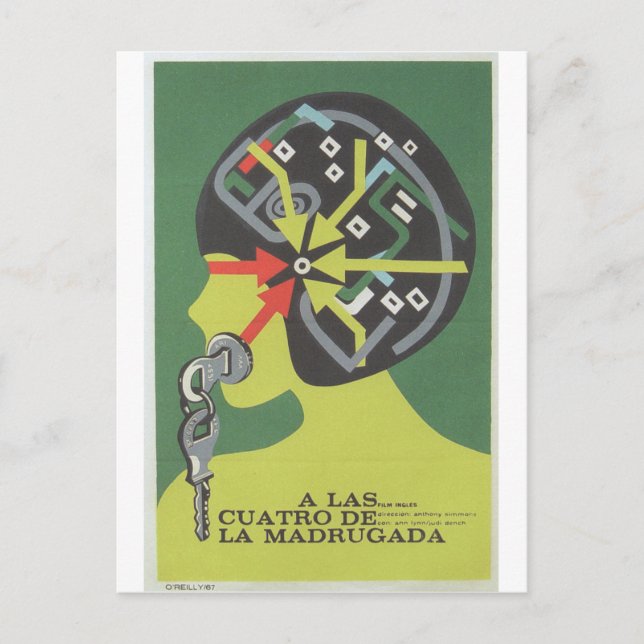 Postal Poster cubano de cine Poster de cine (Anverso)