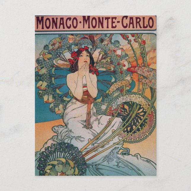 Postal Poster de Art Nouveau (Anverso)