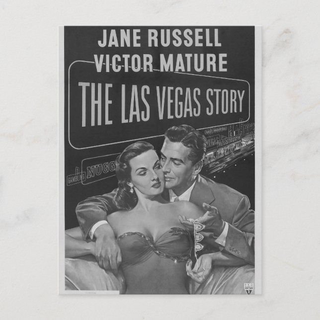 Postal Poster de B&W Las Vegas (Anverso)