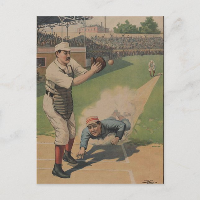 Postal Poster de béisbol (Anverso)