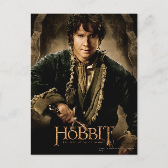 Postal POSTER de caracteres BILBO BAGGINS™ 1 (Anverso)
