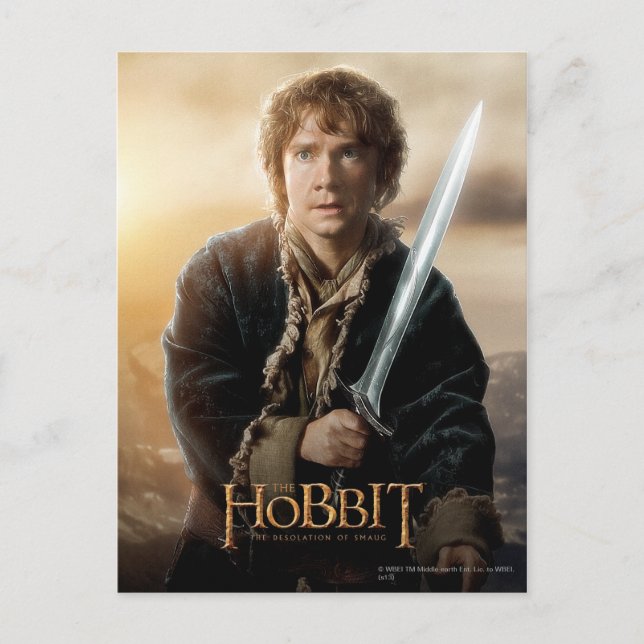 Postal POSTER de caracteres BILBO BAGGINS™ 2 (Anverso)