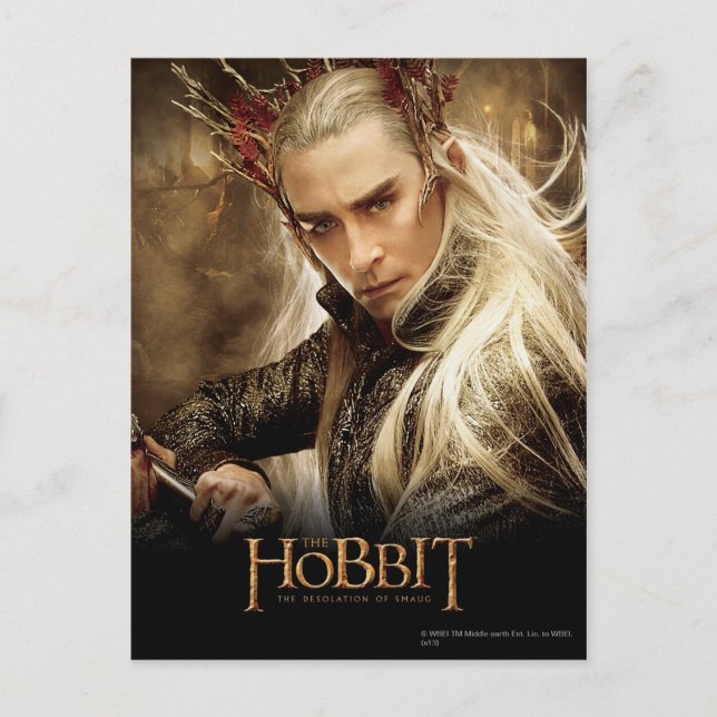 Postal Poster de caracteres Thranduil 1 (Anverso)