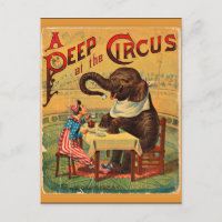 Poster de circo ventilado: Elefante Circus