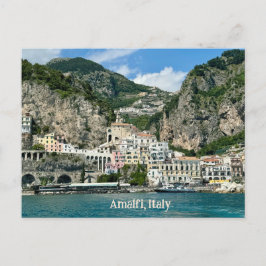 Postal Poster de diseño de Amalfi Italia