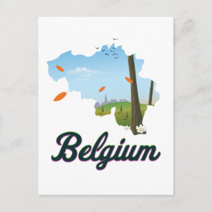 Postal Póster de esquí Brauneck Baviera, Alemania