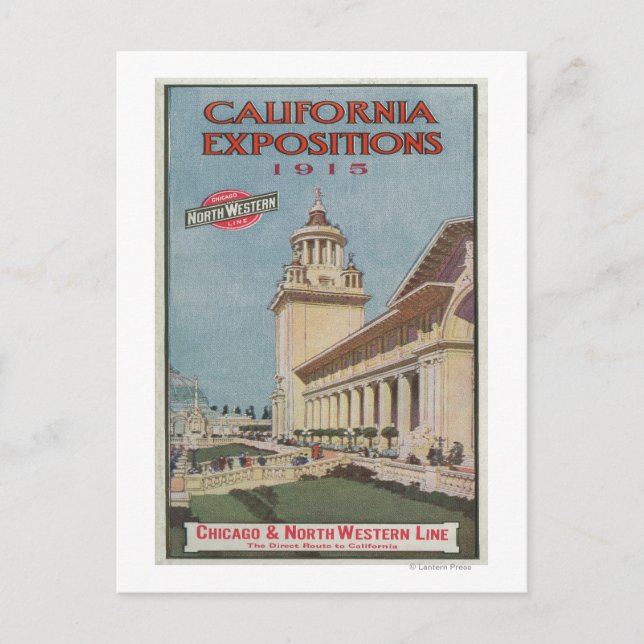 Postal Poster de Exposiciones de California #2 (Anverso)