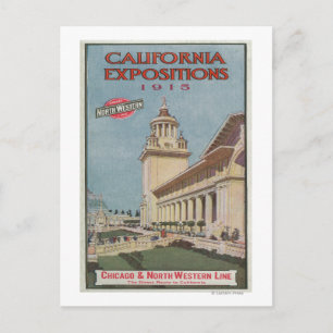Postal Poster de Exposiciones de California #2