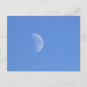 Postal Póster de foto de media luna