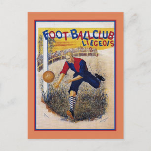 Postal Poster de fútbol de 1894