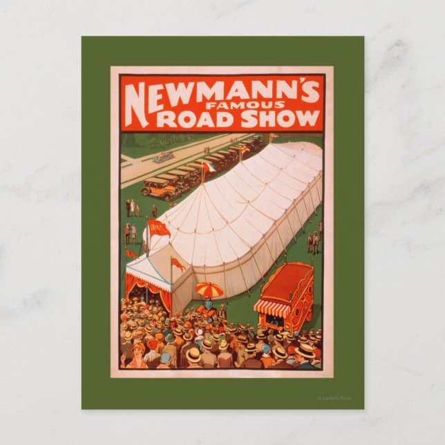 Postal Poster de la famosa tienda de campaña de Newmann (Anverso)