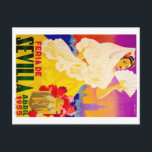 Postal Poster de la Feria de Abril de Sevilla 1955<br><div class="desc">Vintage poster clásico de 1955 anunciando el Festival de Sevilla anual que se celebra en la capital andaluza de España cada año.</div>