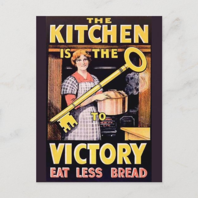 Postal Poster de la Victoria de la Primera Guerra Mundial (Anverso)