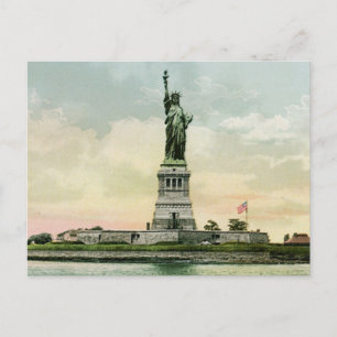 Postal Poster de la Vieja "Estatua de la Libertad". Nueva