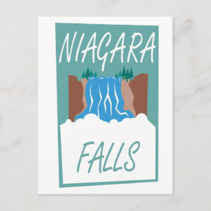 Postal Poster de las Cataratas del Niágara