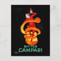 Póster de licor de naranja amarga de Leonetto Capp