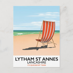 Postal Póster de Lytham St Annes Lancashire junto al mar