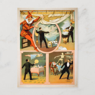 Postal Poster de Magicismo Vintage