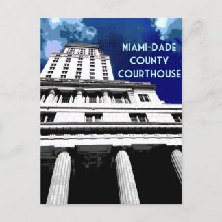 Postal Poster de Miami Courthouse