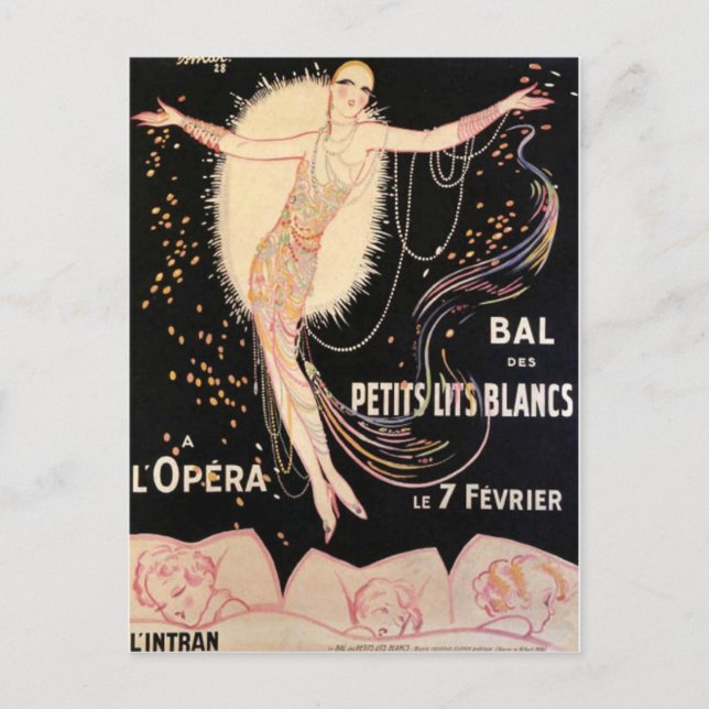 Postal Poster de ópera de Francia (Anverso)