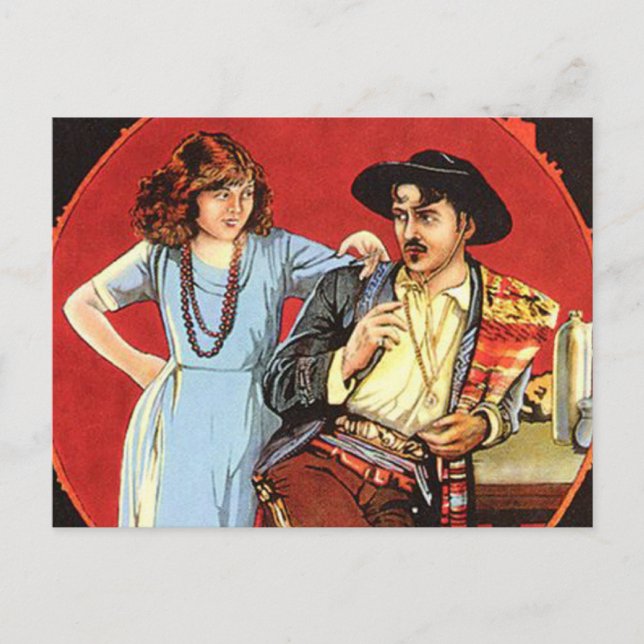 Postal Poster de películas de Scarlet Days (Anverso)