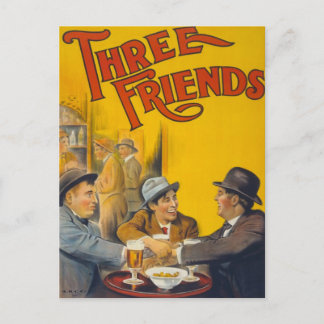 Postal Poster de películas de tres amigos