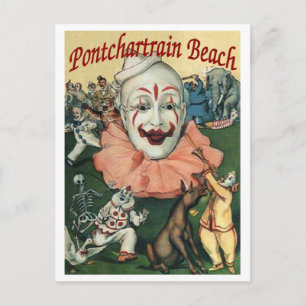 Postal Poster de playa de Pontchartrain
