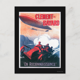 Postal Poster de promoción de la aerolínea WI de Vincenot