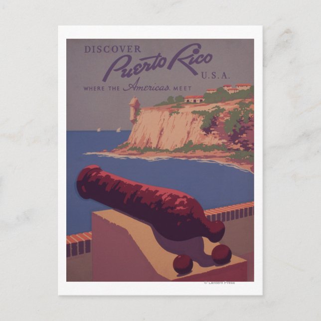 Postal Poster de promoción de viajes 2 (Anverso)