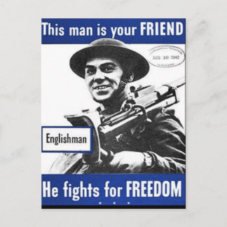 Postal Poster de propaganda