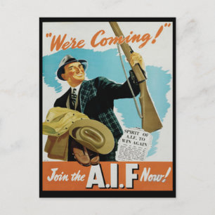 Postal Poster de propaganda
