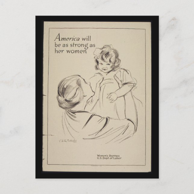 Postal Poster de propaganda de Estados Unidos (Anverso)