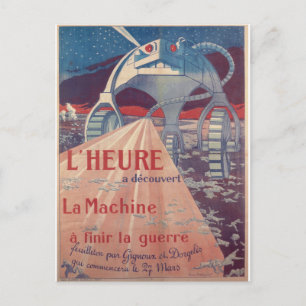 Postal Poster de propaganda de L'Heure