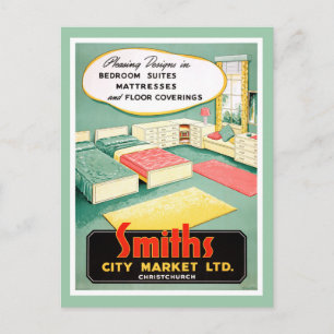 Postal Poster de publicidad de cosecha de Nueva Zelanda