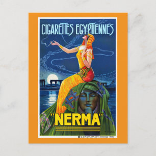 Postal Póster de publicidad vintage restaurado Nerma Fran
