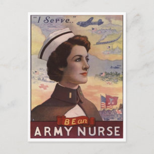 Postal Poster de reclutamiento militar de la Primera Guer