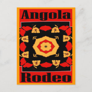 Postal Poster de Rodeo de Angola