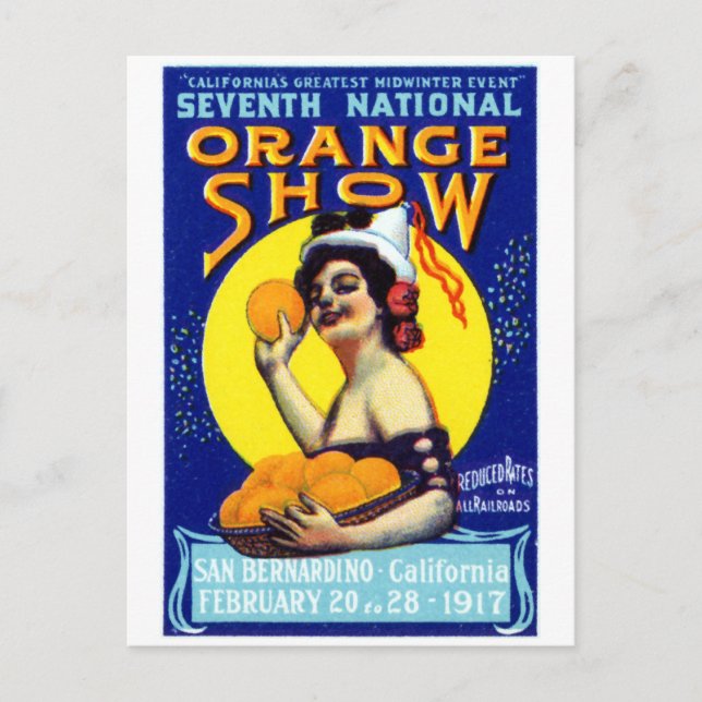 Postal poster de San Bernardino de 1917 (Anverso)