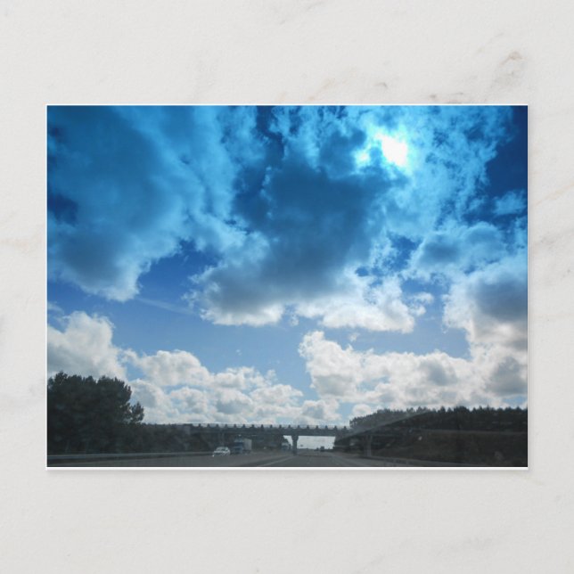 Postal Poster de un Sky de Londres (Anverso)