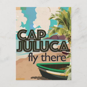 Postal Poster de vacaciones de Cap Juluca Anguilla Vintag