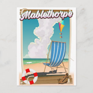 Postal Poster de vacaciones de Mablethorpe