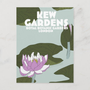 Postal Póster de viaje a Kew Gardens Londres